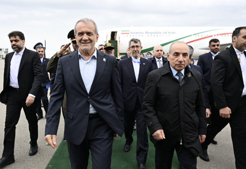 İran Prezidenti Azərbaycanda rəsmi səfərdədir