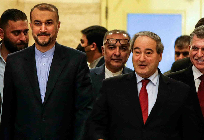 İran və Suriyanın xarici işlər nazirləri Moskvada görüşüblər