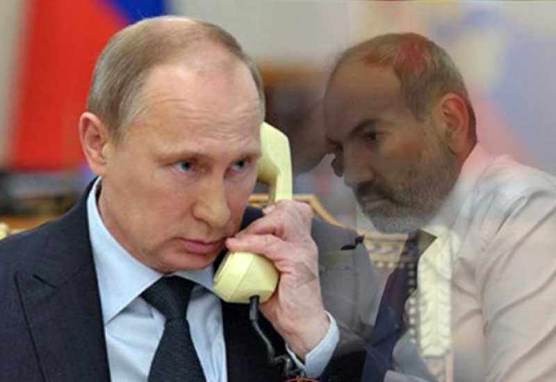 Paşinyan Putinlə Qarabağı müzakirə edib