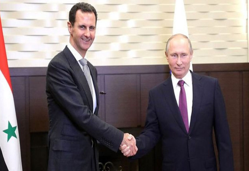 Putinlə Bəşər Əsəd arasında görüş başlayıb