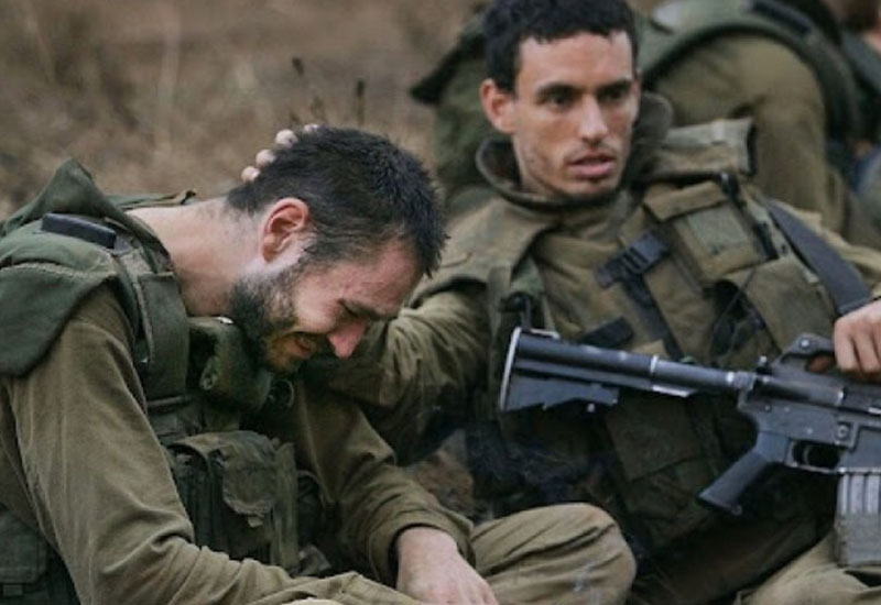 Sionist İsrail Qəzzada döyüşməkdən imtina edən əsgərləri həbs edir