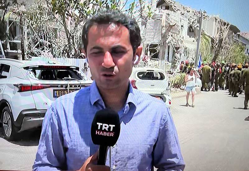 TRTHABER müxbiri: İsraillilər Qəzzalıların yaşadıqlarını hiss etməyə başladılar